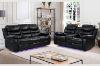 Picture of MODENA Reclining Sofa (Black) - 1R