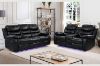 Picture of MODENA Reclining Sofa with LED & Speaker (Black) - 2 Seat (Loveseat)