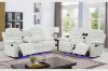 Picture of MODENA Power Reclining Sofa with LED (White) - 3RR