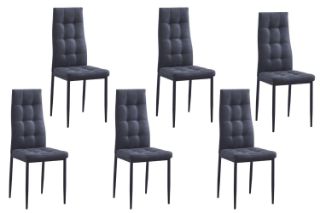 Picture of SANDER Dining Chair (Smoky) -  6 Chairs in 1 Carton