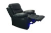 Picture of MODENA Air Leather 1 Seater Power Reclining Sofa (Black)