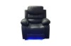 Picture of MODENA Air Leather 1 Seater Power Reclining Sofa (Black)