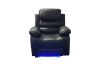 Picture of MODENA Reclining Sofa (Black) - 1 Seat Recliner Chair (1R)