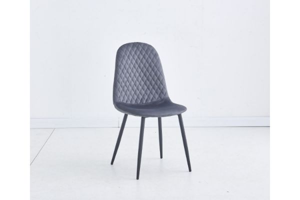 Picture of BRETTA Velvet Dining Chair (Grey)