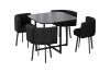Picture of FREEMAN Space Saver 5PC Dining Set (Black)