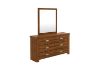 Picture of KASLYN 6-Drawer Dresser with Mirror (Solid Acacia Wood)