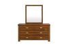 Picture of KASLYN 6-Drawer Dresser with Mirror (Solid Acacia Wood)