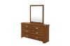 Picture of KASLYN 6-Drawer Dresser with Mirror (Solid Acacia Wood)