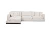 Picture of LONDON Feather-Filled Sectional Fabric Sofa - Chaise Facing Left