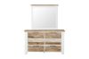 Picture of CHRISTMAS 6-Drawer Dresser with Mirror (Solid Acacia Wood)
