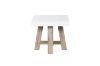 Picture of ANTON Square Lamp Table (White Concrete on Solid Acacia Wood)