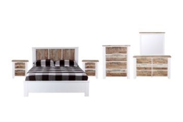 Picture of CHRISTMAS 4PC/5PC/6PC Solid Acacia Wood Bedroom Combo 