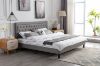 Picture of HARVEST Fabric Bed Frame in Queen (Grey)
