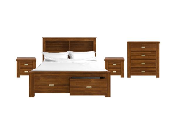 Picture of KASLYN 4PC Bedroom Combo Set - Super King