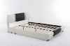 Picture of VANCOUVER Vinyl Bed Frame (Black & White) - Queen