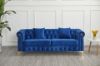 Picture of BONA Velvet Sofa Range (Blue) - 2 Seater