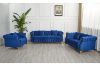 Picture of BONA Velvet Sofa Range (Blue) - 3+2+1 Sofa Set