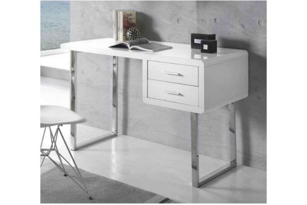Picture of STERLING 120 White Gloss Desk