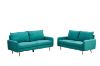 Picture of ZEN Fabric Sofa Range with Metal Legs  (Green) - 3+2 Sofa Set