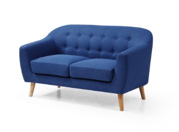 Picture of BRACKE Fabric Sofa Range (Blue) - 2 Seater