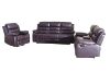 Picture of ALESSANDRO Air Leather Reclining Sofa Range(Brown) - 3RR+2RRC+1R Sofa Set