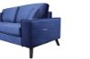 Picture of CALGARY Velvet Sofa Range (Blue) - 3 Seater