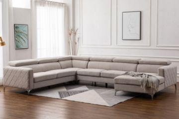 Picture of HOUSTON Memory Foam Modular Sectional Sofa - Facing Right