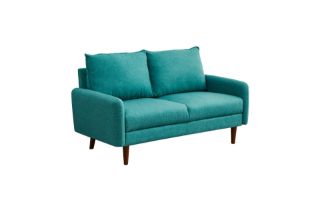 Picture of ZEN Fabric Sofa Range with Solid Wood Legs (Green) - 2 Seater