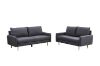 Picture of ZEN 3+2 Fabric Sofa Range with Metal Legs  (Dark Grey)