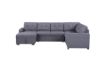 Picture of WINFLEX Fabric Sectional Pullout Sofa Bed (Grey)