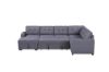 Picture of WINFLEX Fabric Sectional Pullout Sofa Bed (Grey)