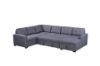 Picture of WINFLEX Fabric Sectional Pullout Sofa Bed (Grey) - Chaise Facing Left Sofa