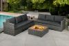 Picture of CONNERY Aluminium Sectional Outdoor Lounge Wicker Sofa Set