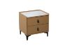 Picture of SHELL DREAM Sintered Stone 2-Drawer Bedside Table