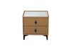 Picture of SHELL DREAM Sintered Stone 2-Drawer Bedside Table