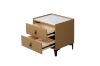 Picture of SHELL DREAM Sintered Stone 2-Drawer Bedside Table