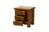 Picture of FLINDERS 3-Drawer Solid Pine Wood Bed Side Table