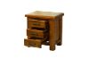 Picture of FLINDERS 3-Drawer Solid Pine Wood Bedside Table