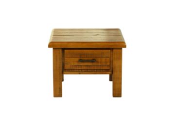 Picture of FLINDERS 1-Drawer Solid Pine Wood Lamp Table
