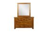 Picture of FLINDERS 7-Drawer Dresser with Mirror (Solid Pine Wood)