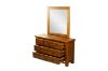 Picture of FLINDERS 7-Drawer Dresser with Mirror (Solid Pine Wood)