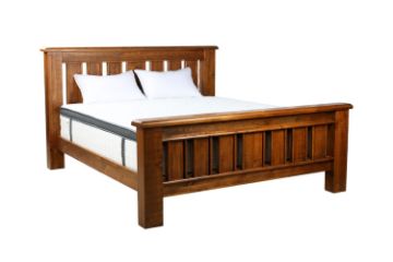 Picture of FLINDERS Solid Pine Wood Bed Frame in Queen/Super King Size