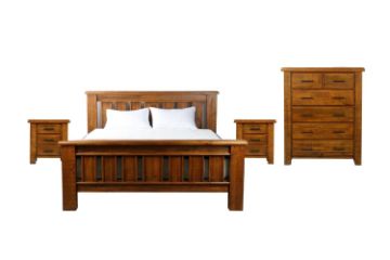 Picture of FLINDERS Bedroom Combo - 4PC Queen 