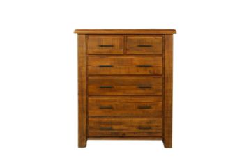 Picture of FLINDERS 6-Drawer Solid Pine Wood Tallboy 