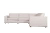 Picture of HOKIO Feather Filled Modular Corner Sofa with Ottoman (Off-white)