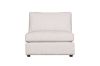 Picture of HOKIO Feather Filled Modular Corner Sofa with Ottoman (Off-white)