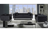 Picture of ASTRA Velvet Sofa Range (Black) - 3+2 Sofa Set