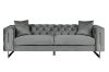 Picture of ASTRA Velvet Sofa Range (Grey) - 1 Seater