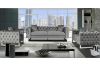 Picture of ASTRA Velvet 3 Seater Sofa (Grey) 
