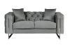 Picture of ASTRA Velvet 3 Seater Sofa (Grey) 